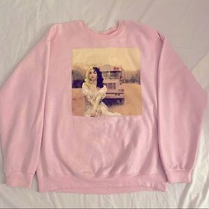 Melanie Martinez K-12 Album Schoolbus Pink Crewneck Sweatshirt